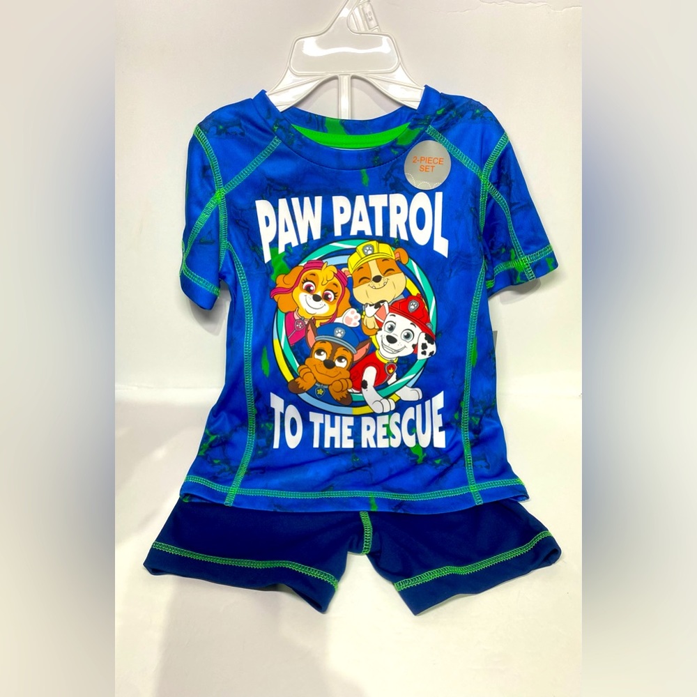 Paw Patrol Swim 2 Piece Set by Jumping Beans Active, Blue, Size 18m, NWT